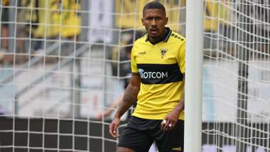 Florian Heister of Aachen looks on 